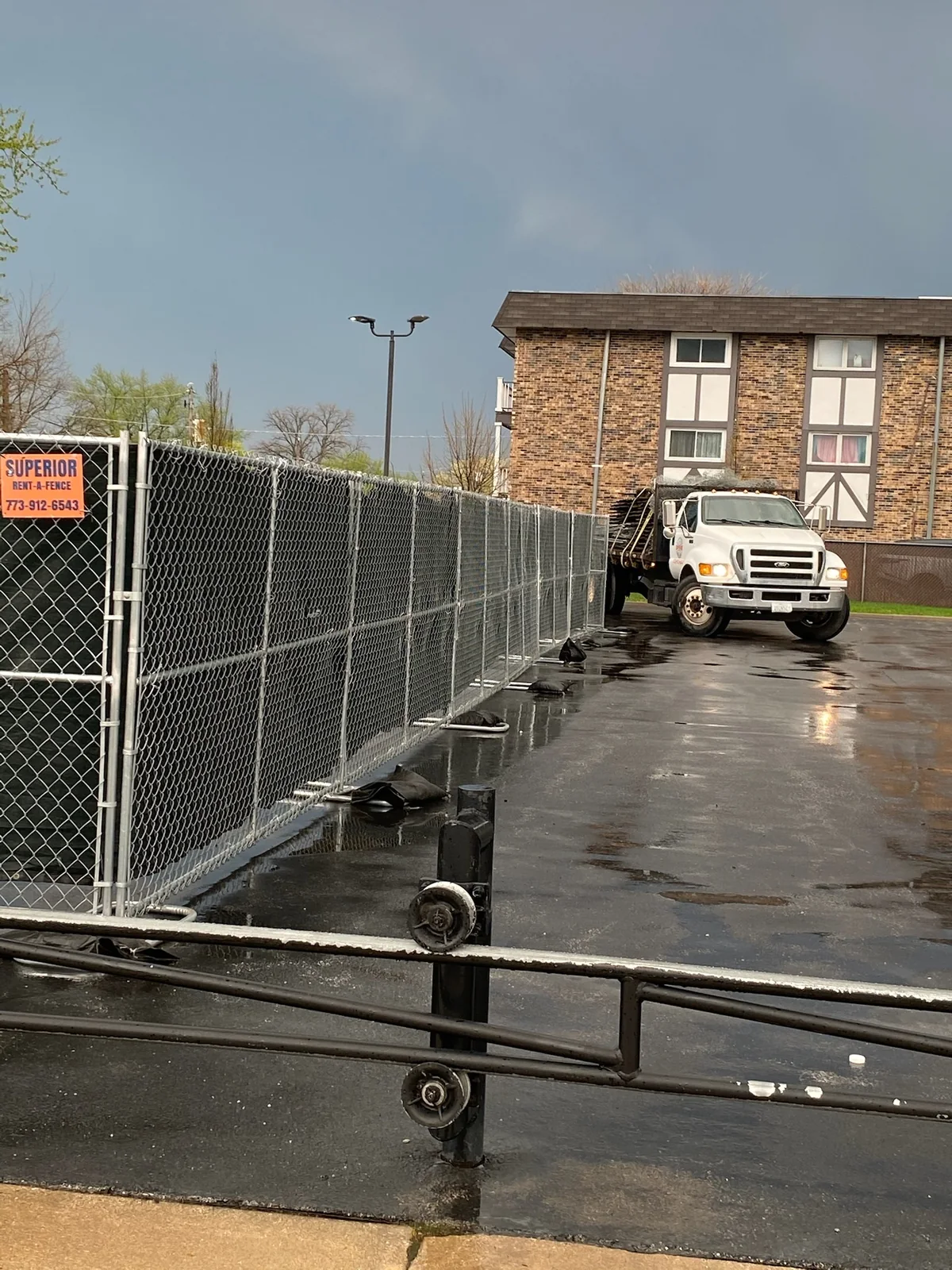 Temporary fence rental project serving Southwest Michigan